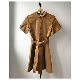 Autre Marque-Sézane - Shirt dress belt cotton-Other