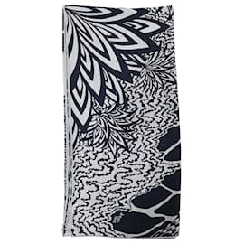 Hermès-Hermes The Three Graces Scarf in Navy Blue Cashmere-Blue,Navy blue