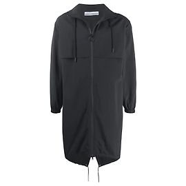 Paco Rabanne Long black parka Black