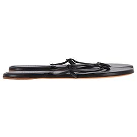 Sandali Flip Flop Gabriela Hearst in pelle nera Nero