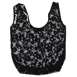 Balenciaga-Sac tote en polyester noir Balenciaga Lace Sando-Noir
