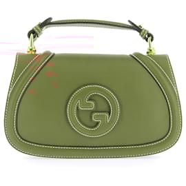Gucci-GUCCI Handbags T.  Leather-Brown