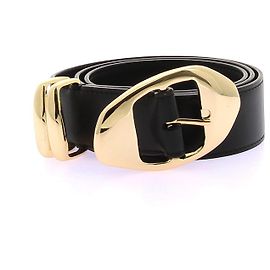 Autre Marque AMANU Belts T.cm 90 Leather Black