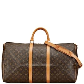 Louis Vuitton-Louis Vuitton Monogram Keepall Bandouliere 60-Brown