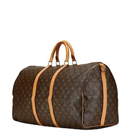 Louis Vuitton-Louis Vuitton Monogram Keepall Bandouliere 60-Brown
