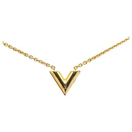 Louis Vuitton-Louis Vuitton Essential V Necklace-Golden