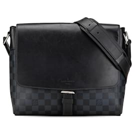Louis Vuitton-Louis Vuitton Damier Cobalt Newport PM Shoulder Bag-Blue