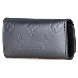 Louis Vuitton-Louis Vuitton Monogram Matte Multicle 4 Key Case-Blue