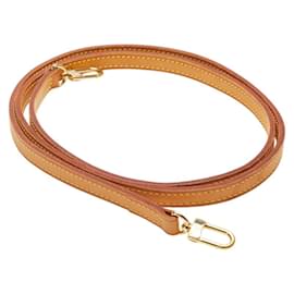 Louis Vuitton-Louis Vuitton Brown Leather Shoulder Strap-Brown