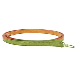 Louis Vuitton-Louis Vuitton Brown Leather Shoulder Strap-Brown