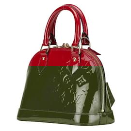 Louis Vuitton-Louis Vuitton Monogram Vernis Alma BB Handbag-Red