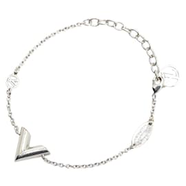 Louis Vuitton-Louis Vuitton Essential V Charm Bracelet-Silvery