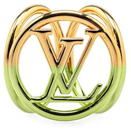 Louis Vuitton-Louis Vuitton Bijou Fleur Louise Scarf Ring-Golden