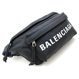 Balenciaga-Balenciaga Wheel Belt Bag-Black