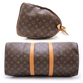 Louis Vuitton-Louis Vuitton Monogram Keepall 45 Boston Bag-Brown,Monogram