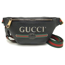 Gucci-Gucci 527792 Sherry Line Body Bag-Black