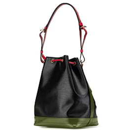 Louis Vuitton-Louis Vuitton Epi Noe Shoulder Bag-Black,Red
