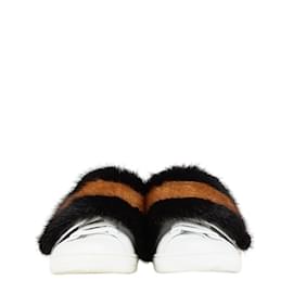 Louis Vuitton-Louis Vuitton Front Row Line Sneakers-Brown,White