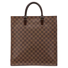 Louis Vuitton-Louis Vuitton Damier Sac Plat Tote Bag-Brown