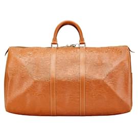 Louis Vuitton-Louis Vuitton Epi Keepall 55 Boston Bag-Brown