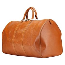 Louis Vuitton-Louis Vuitton Epi Keepall 55 Boston Bag-Brown