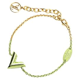 Louis Vuitton-Louis Vuitton Essential V Charm Bracelet-Golden