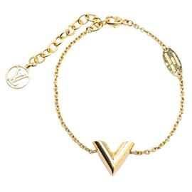 Louis Vuitton-Louis Vuitton Essential V Charm Bracelet-Golden