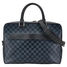 Louis Vuitton-Louis Vuitton Damier Cobalt Porto Document Bag-Navy blue