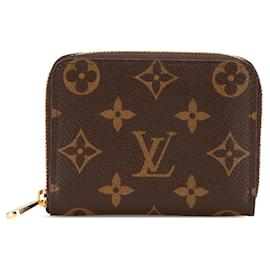 Louis Vuitton-Louis Vuitton Monogram Zippy Coin Purse-Brown