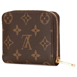 Louis Vuitton-Louis Vuitton Monogram Zippy Coin Purse-Brown