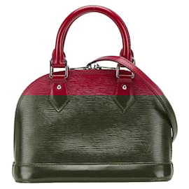 Louis Vuitton-Louis Vuitton Epi Alma BB Handbag-Red