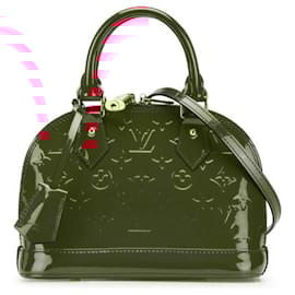 Louis Vuitton-Louis Vuitton Monogram Vernis Alma BB Handbag-Red