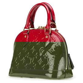 Louis Vuitton-Louis Vuitton Monogram Vernis Alma BB Handbag-Red