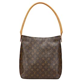 Louis Vuitton-Louis Vuitton Monogram Looping GM Shoulder Bag-Brown