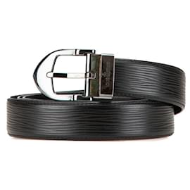 Louis Vuitton-Louis Vuitton Epi Santur Classic Belt-Black