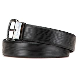Louis Vuitton-Louis Vuitton Epi Santur Classic Belt-Black