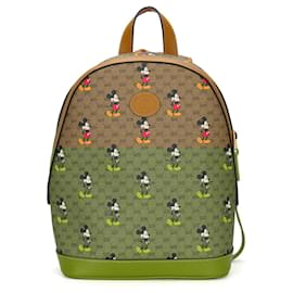 Gucci-Gucci Brown and Camel GG Supreme Backpack-Brown,Camel