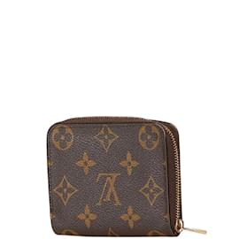Louis Vuitton-Louis Vuitton Monogram Zippy Coin Purse-Brown