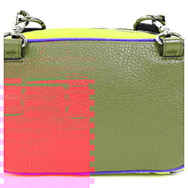 Fendi-Sac à épaule Pochette en cuir Fendi-Rouge,Bleu,Jaune