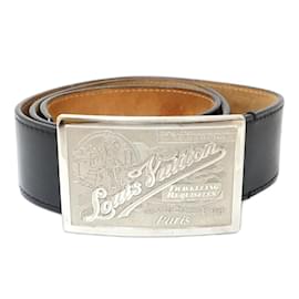Louis Vuitton-Ceinture en cuir Louis Vuitton M6812-Noir