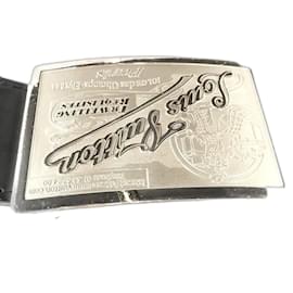 Louis Vuitton-Louis Vuitton Leather Belt M6812-Black