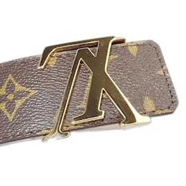 Louis Vuitton-Cinto Monogram Louis Vuitton-Marrom,Monograma