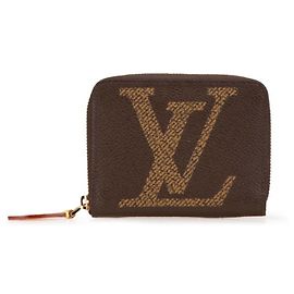 Louis Vuitton Monogram Giant Zippy Coin Purse Brown