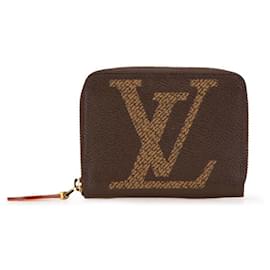 Louis Vuitton-Louis Vuitton Monogram Giant Zippy Coin Purse-Brown