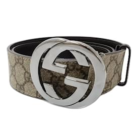 Gucci-Gucci Beige Standard Belt-Beige
