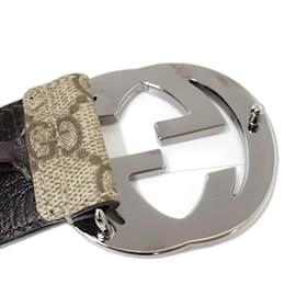 Gucci-Gucci Beige Standard Belt-Beige