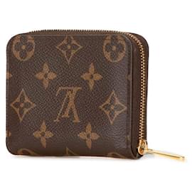 Louis Vuitton-Louis Vuitton Monogram Zippy Coin Purse-Brown