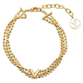 Louis Vuitton-Louis Vuitton Gold Charm Bracelet-Golden