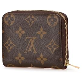 Louis Vuitton-Louis Vuitton Monogram Zippy Coin Purse-Brown