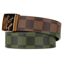 Louis Vuitton-Cinto Damier Santur da Louis Vuitton-Marrom